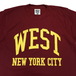 ＷＥＳＴ　ＮＹＣ　／　ＶＡＲＳＩＴＹ　ＴＥＥ