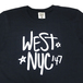 ＷＥＳＴ　ＮＹＣ　／　ＷＲＩＴＴＥＮ　ＴＥＥ　（ＢＬＡＣＫ）