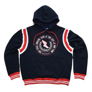 SUN CYCLE / NAVY BLUE ATHLETIC HOODY