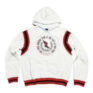 SUN CYCLE / WHITE ATHLETIC HOODY