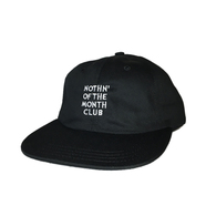 NOTHIN' SPECIAL / NOTHIN' OF THE MONTH CLUB 6-PANEL CAP (BLACK)