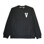 VISUAL / VARISTY CUSTOM CREWNECK (GREY)