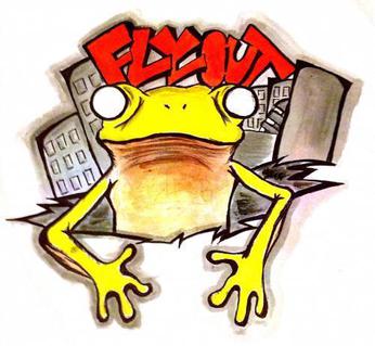 ＭＣ　ｆｒｏｇ　／　ＦＬＹ　ＯＵＴ