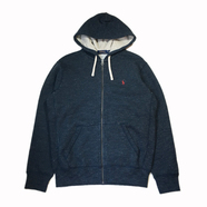 POLO RALPH LAUREN / FLEECE FULL-ZIP HOODIE (BLUE)