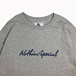 ＮＯＴＨＩＮ’　ＳＰＥＣＩＡＬ　／　ＳＣＲＩＰＴ　ＬＯＧＯ　ＬＯＮＧ　ＳＬＥＥＶＥ　ＴＥＥ　（ＧＲＥＹ）