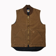 CARHARTT USA / SANDSTONE VEST (CARHARTT BROWN)