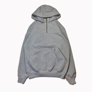 CARHARTT USA / Rain Defender Hooded Zip Mock Sweatshirt (GREY)