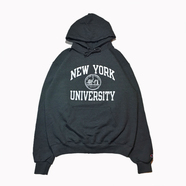 NYU (NEW YORK UNIVERSUTY) / COLLEGE LOGO HOODY