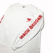 ＷＡＣＫ　ＷＡＣＫ　／　”ＷＡＣＫ　ＢＥＧＧＡＲ”　ＬＯＮＧ　ＳＬＥＥＶＥ　ＴＥＥ　（ＷＨＩＴＥ）