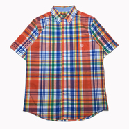 CHAPS / Plaid Button Down Shirt (ORANGE)