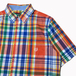 ＣＨＡＰＳ　／　Ｐｌａｉｄ　Ｂｕｔｔｏｎ　Ｄｏｗｎ　Ｓｈｉｒｔ　（ＯＲＡＮＧＥ）