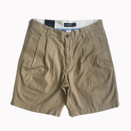 CHAPS / 2TUCK COTTON TWILL SHORTS (BEIGE)