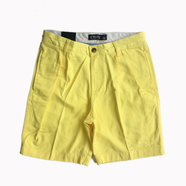 CHAPS / 2TUCK COTTON TWILL SHORTS (YELLOW)