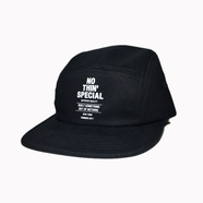 NOTHIN' SPECIAL / LOGO 5-PANEL CAMP CAP (BLACK)
