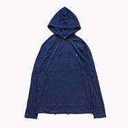 POLO RALPH LAUREN / HOODED LS TEE (NAVY)