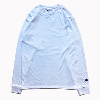 ＣＨＡＭＰＩＯＮ　ＵＳＡ　／　５．２ｏｚ　Ｌｏｎｇ　Ｓｌｅｅｖｅ　Ｔｅｅ　（ＷＨＩＴＥ）