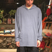 ＣＯＭＦＯＲＴ　ＣＯＬＯＲＳ　／　ＧＡＲＭＥＮＴ　ＤＹＥＤ　ＨＯＯＤＥＤ　ＬＳ　ＴＥＥ　（ＢＬＵＥ　ＪＥＡＮＳ）