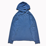 COMFORT COLORS / GARMENT DYED HOODED LS TEE (BLUE JEANS)