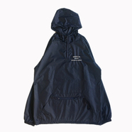 BENCH / SMALL COLLEGE LOGO NYLON ANORAK JKT (NAVY)