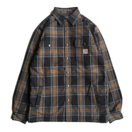 CARHARTT USA / SHERPA FLANNEL SHIRT JACKET (BLACK)