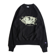 BENCH / SKD BOAR CREW NECK (BLACK)