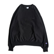 BENCH / Embroidery LOGO CREW NECK (BLACK)