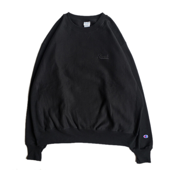 ＢＥＮＣＨ　／　Ｅｍｂｒｏｉｄｅｒｙ　ＬＯＧＯ　ＣＲＥＷ　ＮＥＣＫ　（ＢＬＡＣＫ）