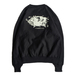 ＢＥＮＣＨ　／　Ｅｍｂｒｏｉｄｅｒｙ　ＬＯＧＯ　ＣＲＥＷ　ＮＥＣＫ　（ＢＬＡＣＫ）