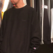 ＢＥＮＣＨ　／　Ｅｍｂｒｏｉｄｅｒｙ　ＬＯＧＯ　ＣＲＥＷ　ＮＥＣＫ　（ＢＬＡＣＫ）