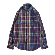 POLO RALPH LAUREN / PLAID OXFORD SHIRT (MERLOT)