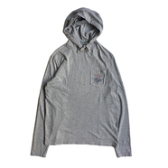 POLO RALPH LAUREN / POCKET HOODED LS TEE (GREY)