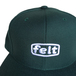 ＦＥＬＴ　／　ＷＯＲＫ　ＬＯＧＯ　ＨＡＴ　（ＧＲＥＥＮ）