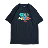 COLD WORLD FROZEN GOODS / CLEOFUS WORLDWIDE TEE (BLACK)