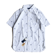 POLO RALPH LAUREN / ANCHOR SEERSUCKER SHIRT (WHITE)