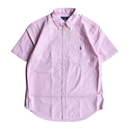 POLO RALPH LAUREN / STRIPE SEERSUCKER SHIRT (PINK)