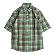 WOOLRICH / CHECK S/S SHIRT (GREEN)