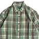 ＷＯＯＬＲＩＣＨ　／　ＣＨＥＣＫ　Ｓ／Ｓ　ＳＨＩＲＴ　（ＧＲＥＥＮ）