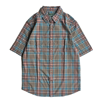 ＷＯＯＬＲＩＣＨ　／　ＣＨＥＣＫ　Ｓ／Ｓ　ＳＨＩＲＴ　（ＯＬＩＶＥ）