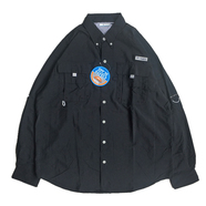 COLUMBIA PFG / FISHING NYLON SHIRT (BLACK)