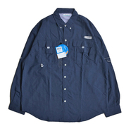 COLUMBIA PFG / FISHING NYLON SHIRT (NAVY)