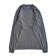 HANES / Beefy LS TEE (SMOKE GRAY)