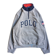 POLO RALPH LAUREN / POLO HALF ZIP FLEECE (GREY)