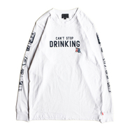 ACAPULCO GOLD /  BEER CAN LS TEE (WHITE)