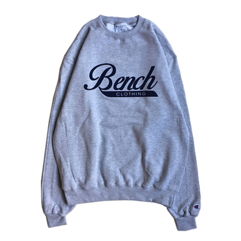 ＢＥＮＣＨ　／　ＬＯＧＯ　ＣＲＥＷ　ＮＥＣＫ　（ＧＲＥＹ）