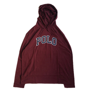 POLO RALPH LAUREN / POLO HOODED LS TEE (MAROON)