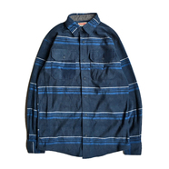 WRANGLER / FLANNEL SHIRT (NAVY STRIPE)