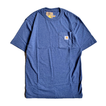 ＣＡＲＨＡＲＴＴ　ＵＳＡ　／　ＷＯＲＫＷＥＡＲ　ＰＯＣＫＥＴ　ＴＥＥ　（ＢＬＵＥ　ＨＥＡＴＨＥＲ）