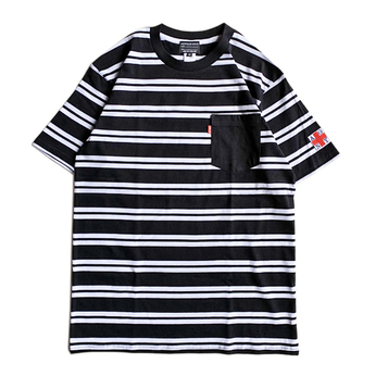 ＡＣＡＰＵＬＣＯ　ＧＯＬＤ　／　ＡＧＮＹ　ＢＯＲＤＥＲ　ＰＯＣＫＥＴ　ＴＥＥ　（ＢＬＡＣＫ　ｘ　ＷＨＩＴＥ）