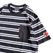 ＡＣＡＰＵＬＣＯ　ＧＯＬＤ　／　ＡＧＮＹ　ＢＯＲＤＥＲ　ＰＯＣＫＥＴ　ＴＥＥ　（ＢＬＡＣＫ　ｘ　ＷＨＩＴＥ）