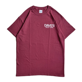 ＤＡＶＥ’Ｓ　ＮＥＷ　ＹＯＲＫ　／　ＬＯＧＯ　ＴＥＥ　（ＢＵＲＧＵＮＤＹ）　－　ＸＸＬ